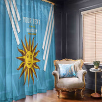 Custom Uruguay Football Window Curtain 2024 Vamos La Celeste - Wonder Print Shop