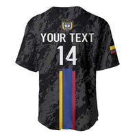 Custom Colombia Football Baseball Jersey 2024 Vamos La Tricolor - Black - Wonder Print Shop