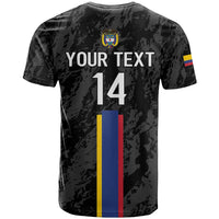 Custom Colombia Football T Shirt 2024 Vamos La Tricolor - Black - Wonder Print Shop