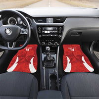 Custom Chile Football Car Mats 2024 Vamos La Roja - Red - Wonder Print Shop