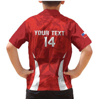 Custom Chile Football Family Matching Mermaid Dress and Hawaiian Shirt 2024 Vamos La Roja - Red - Wonder Print Shop