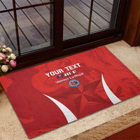 Custom Chile Football Rubber Doormat 2024 Vamos La Roja - Red - Wonder Print Shop