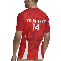 Custom Chile Football Rugby Jersey 2024 Vamos La Roja - Red - Wonder Print Shop