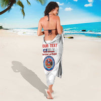 Custom Chile Football Sarong 2024 Vamos La Roja - White - Wonder Print Shop