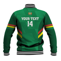 Custom Bolivia Football Baseball Jacket 2024 Vamos La Verde - Green - Wonder Print Shop