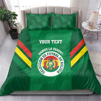 Custom Bolivia Football Bedding Set 2024 Vamos La Verde - Green - Wonder Print Shop