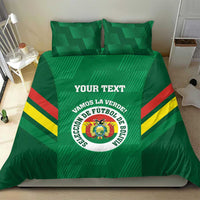Custom Bolivia Football Bedding Set 2024 Vamos La Verde - Green - Wonder Print Shop