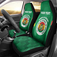 Custom Bolivia Football Car Seat Cover 2024 Vamos La Verde - Green - Wonder Print Shop