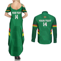 Custom Bolivia Football Couples Matching Summer Maxi Dress and Long Sleeve Button Shirt 2024 Vamos La Verde - Green - Wonder Print Shop