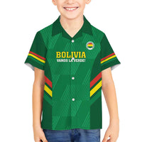 Custom Bolivia Football Family Matching Long Sleeve Bodycon Dress and Hawaiian Shirt 2024 Vamos La Verde - Green - Wonder Print Shop