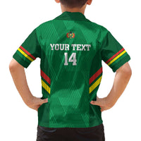 Custom Bolivia Football Family Matching Puletasi and Hawaiian Shirt 2024 Vamos La Verde - Green - Wonder Print Shop