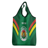 Custom Bolivia Football Grocery Bag Vamos La Verde - Green
