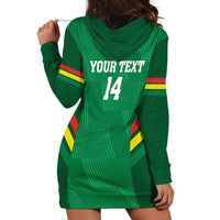 Custom Bolivia Football Hoodie Dress 2024 Vamos La Verde - Green - Wonder Print Shop