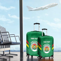 Custom Bolivia Football Luggage Cover 2024 Vamos La Verde - Green - Wonder Print Shop