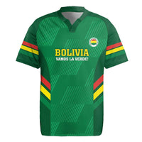Custom Bolivia Football Rugby Jersey 2024 Vamos La Verde - Green - Wonder Print Shop