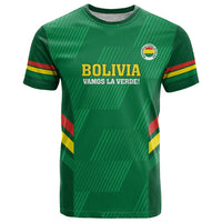 Custom Bolivia Football T Shirt 2024 Vamos La Verde - Green - Wonder Print Shop