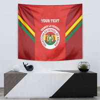 Custom Bolivia Football Tapestry 2024 Vamos La Verde - Red - Wonder Print Shop