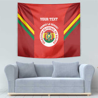 Custom Bolivia Football Tapestry 2024 Vamos La Verde - Red - Wonder Print Shop
