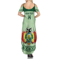 Custom La Verde Bolivia Football Family Matching Summer Maxi Dress and Hawaiian Shirt Est 1926 Newest Version - Wonder Print Shop