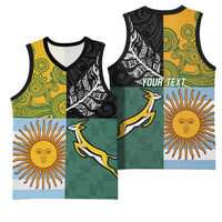 Personalised Rugby 2025 Championship Basketball Jersey Combination of Southern Hemisphere Countries - Wonder Print Shop