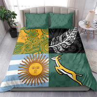 Rugby 2025 Championship Bedding Set Combination of Southern Hemisphere Countries - Wonder Print Shop