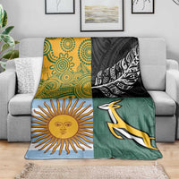 Rugby 2025 Championship Blanket Combination of Southern Hemisphere Countries - Wonder Print Shop