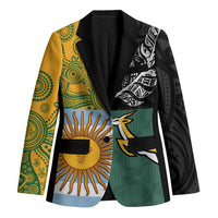 Personalised Rugby 2025 Championship Blazer Combination of Southern Hemisphere Countries - Wonder Print Shop