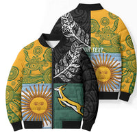 Personalised Rugby 2025 Championship Bomber Puffer Jacket Combination of Southern Hemisphere Countries - Wonder Print Shop