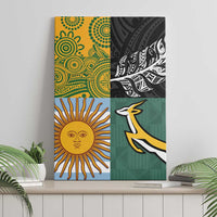Rugby 2025 Championship Canvas Wall Art Combination of Southern Hemisphere Countries - Wonder Print Shop