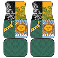 Rugby 2025 Championship Car Mats Combination of Southern Hemisphere Countries - Wonder Print Shop
