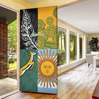 Personalised Rugby 2025 Championship Door Cover Combination of Southern Hemisphere Countries - Wonder Print Shop