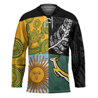 Personalised Rugby 2025 Championship Hockey Jersey Combination of Southern Hemisphere Countries - Wonder Print Shop