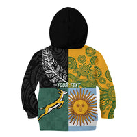 Personalised Rugby 2025 Championship Kid Hoodie Combination of Southern Hemisphere Countries - Wonder Print Shop