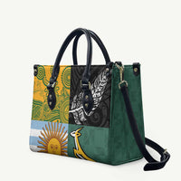 Rugby 2025 Championship Leather Bag Combination of Southern Hemisphere Countries - Wonder Print Shop