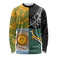 Personalised Rugby 2025 Championship Long Sleeve Shirt Combination of Southern Hemisphere Countries - Wonder Print Shop