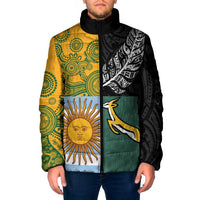 Personalised Rugby 2025 Championship Padded Jacket Combination of Southern Hemisphere Countries - Wonder Print Shop