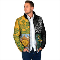 Personalised Rugby 2025 Championship Padded Jacket Combination of Southern Hemisphere Countries - Wonder Print Shop
