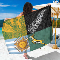 Rugby 2025 Championship Sarong Combination of Southern Hemisphere Countries - Wonder Print Shop