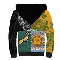 Personalised Rugby 2025 Championship Sherpa Hoodie Combination of Southern Hemisphere Countries - Wonder Print Shop
