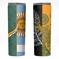 Rugby 2025 Championship Skinny Tumbler Combination of Southern Hemisphere Countries - Wonder Print Shop