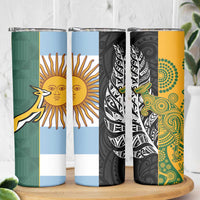Rugby 2025 Championship Skinny Tumbler Combination of Southern Hemisphere Countries - Wonder Print Shop