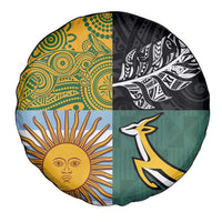 Rugby 2025 Championship Spare Tire Cover Combination of Southern Hemisphere Countries - Wonder Print Shop