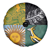 Rugby 2025 Championship Spare Tire Cover Combination of Southern Hemisphere Countries - Wonder Print Shop