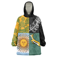 Personalised Rugby 2025 Championship Wearable Blanket Hoodie Combination of Southern Hemisphere Countries - Wonder Print Shop