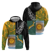Personalised Rugby 2025 Championship Zip Hoodie Combination of Southern Hemisphere Countries - Wonder Print Shop