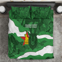 Custom Zimbabwe Rugby 2026 Bedding Set Go Sables Sporty Grunge Style