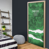 Custom Zimbabwe Rugby 2026 Door Cover Go Sables Sporty Grunge Style