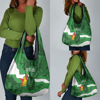Custom Zimbabwe Rugby 2026 Grocery Bag Go Sables Sporty Grunge Style