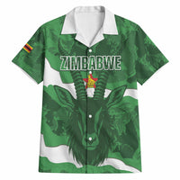 Custom Zimbabwe Rugby 2026 Hawaiian Shirt Go Sables Sporty Grunge Style