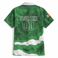 Custom Zimbabwe Rugby 2026 Hawaiian Shirt Go Sables Sporty Grunge Style
